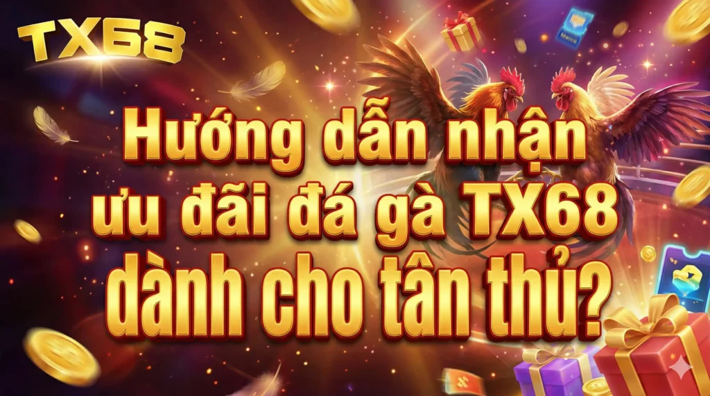 Hướng dẫn nhận ưu đãi đá gà TX68 dành cho tân thủ