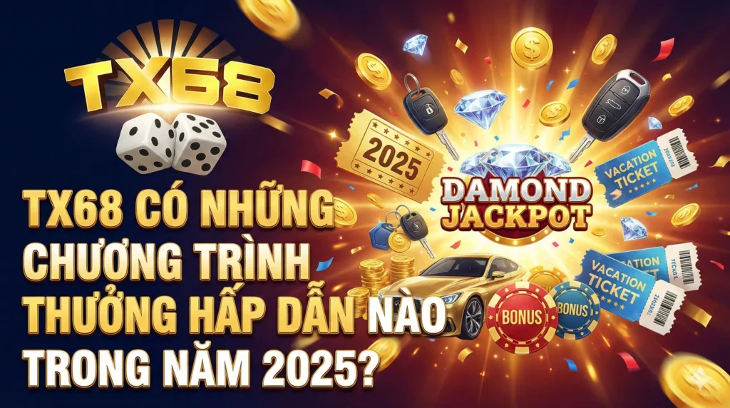 TX68 có những chương trình thưởng hấp dẫn nào trong năm 2025?