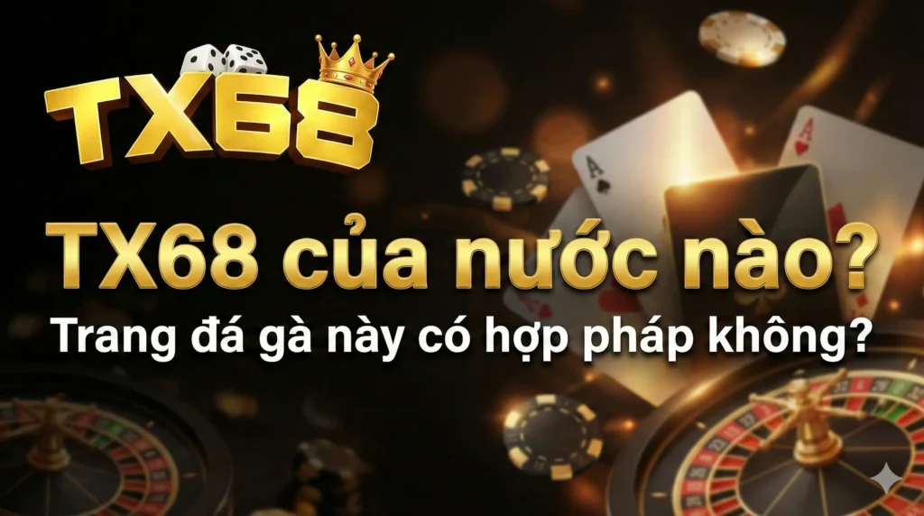 TX68 của nước nào? Trang đá gà này có hợp pháp không?