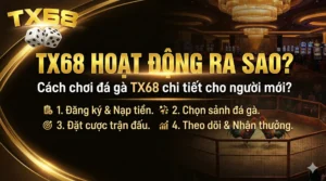 TX68 hoạt động ra sao? Cách chơi đá gà TX68 chi tiết cho người mới