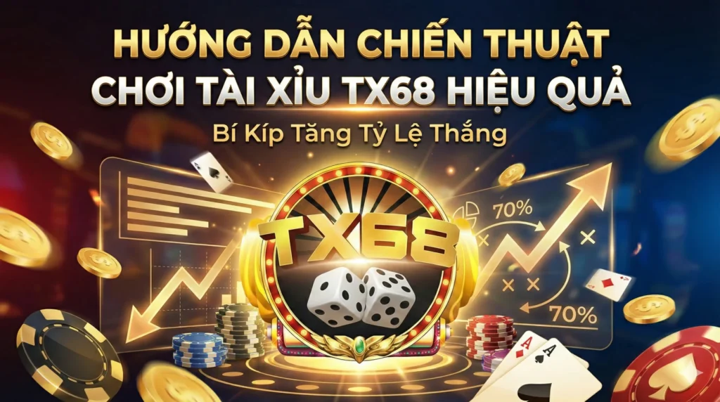 Hướng Dẫn Chiến Thuật Chơi Tài Xỉu TX68 Hiệu Quả – Bí Kíp Tăng Tỷ Lệ Thắng