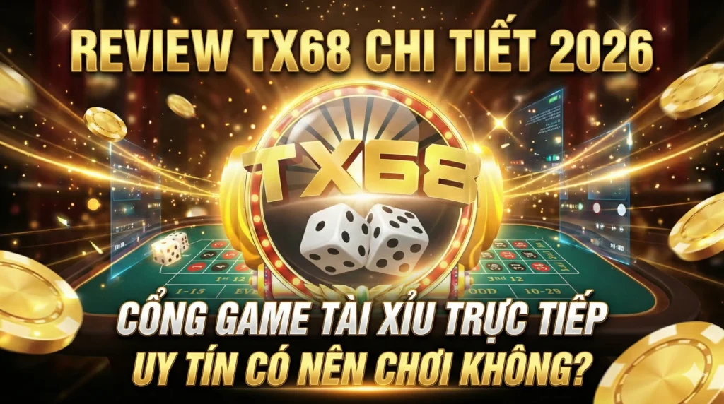 Review TX68 Chi Tiết 2026 – Cổng Game Tài Xỉu Trực Tiếp Uy Tín Có Nên Chơi Không?