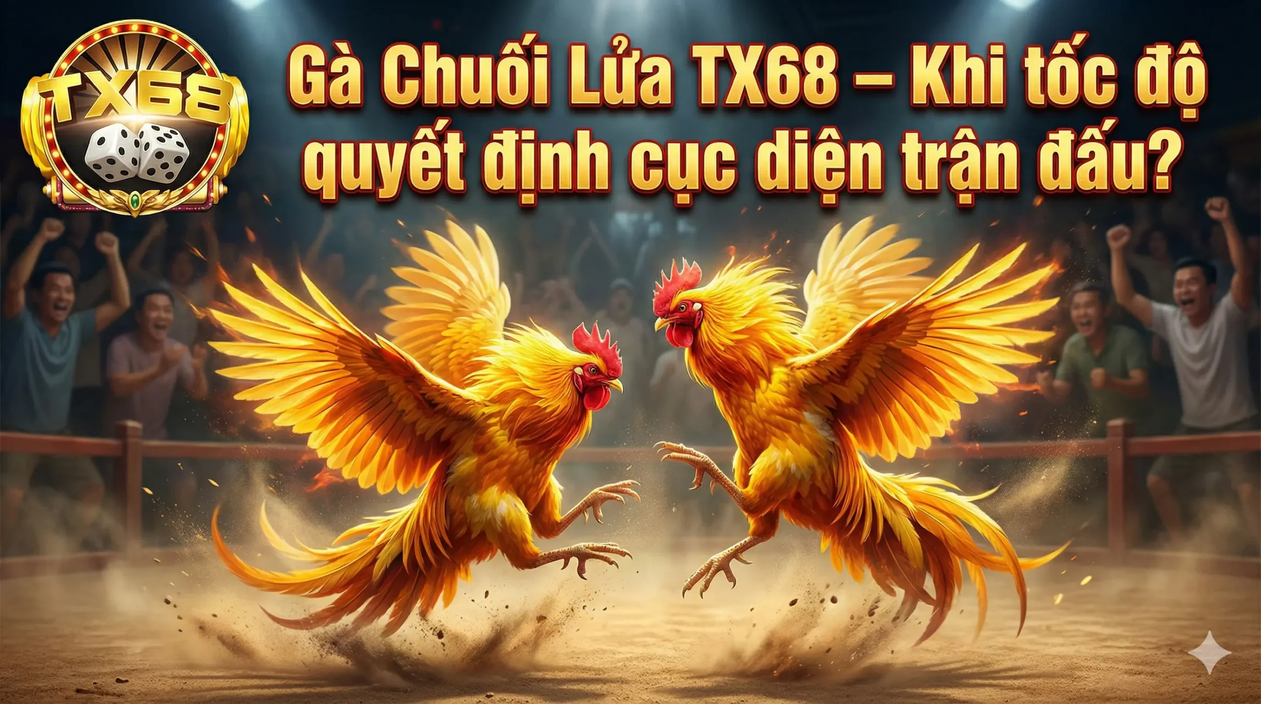 Gà Chuối Lửa TX68 – Khi tốc độ quyết định cục diện trận đấu