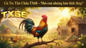Gà Tre Tân Châu TX68 – Nhỏ con nhưng bản lĩnh thép
