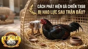 Cách phát hiện gà chiến TX68 bị hao lực sau trận đấu